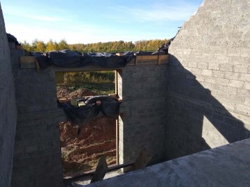 Возведение коробки дома