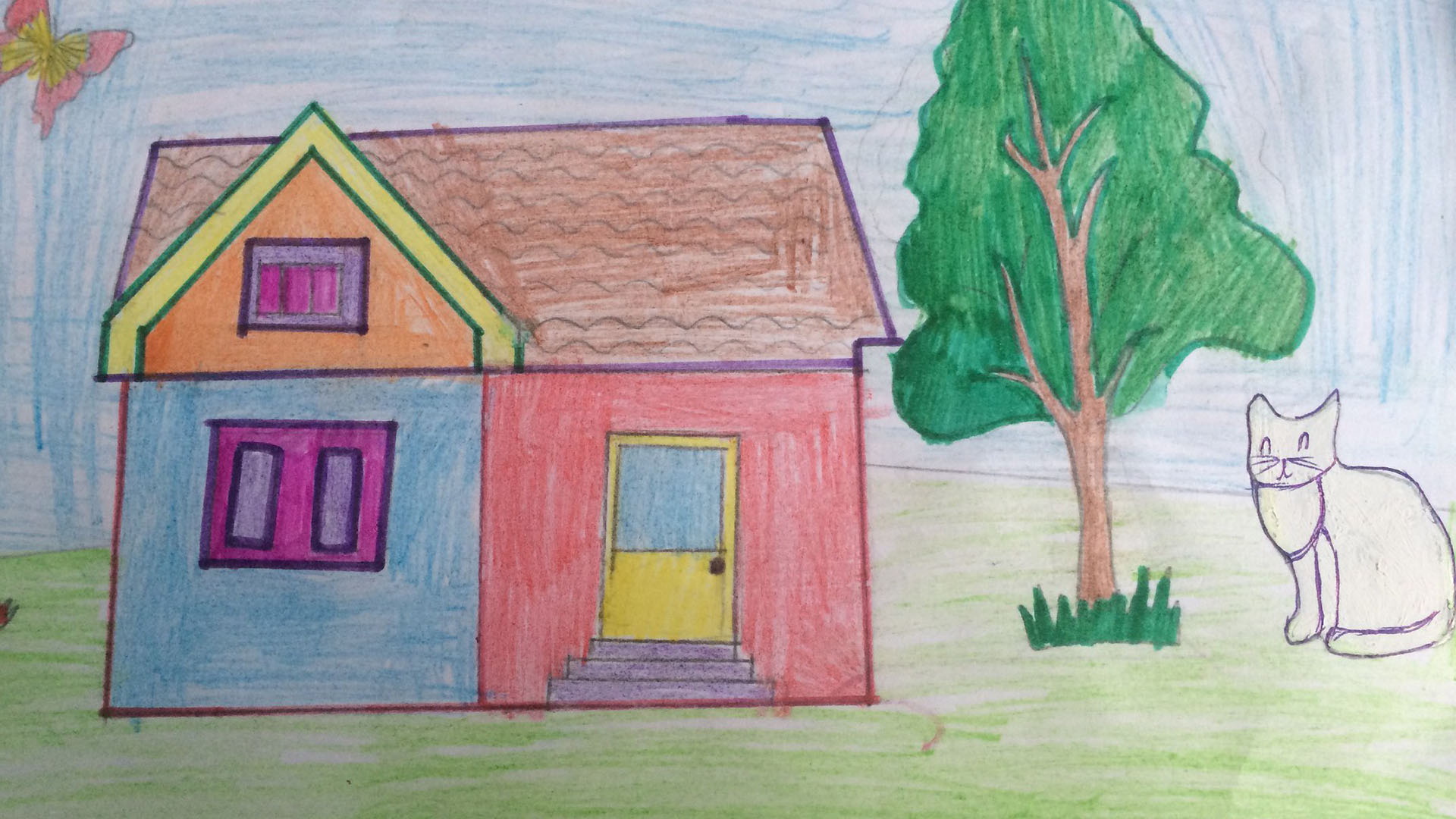 Дом нарисовать для детей